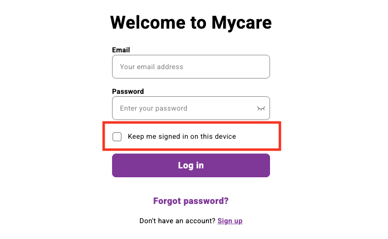 How can i stay logged into my account?